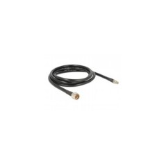 DeLOCK CFD400 LLC400 low loss Koaksial 2m Antennekabel Sort